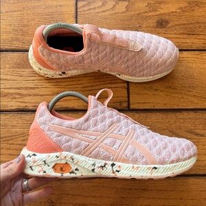 Asics Hypergel-Kenzen Running Casual Shoes Women’s Sz 10 Begonia Pink/Seashell‎